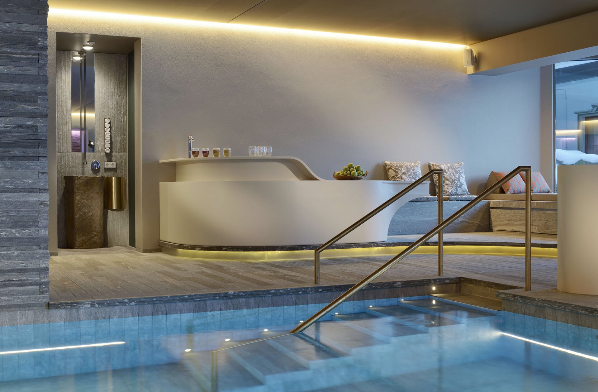Erlebnisse und Angebot im Hotel Arlberg in Lech, Entspannugn im Spa im Hotel Arlberg in Lech